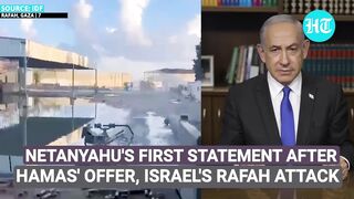 Netanyahu's Big 'Hamas Flag Replaced' Claim In Speech Amid Ceasefire Suspense, IDF Action In Rafah