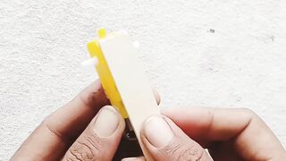 How to make amazing dc gear motor car using dc moter and 9 volt battery at homemade science project
