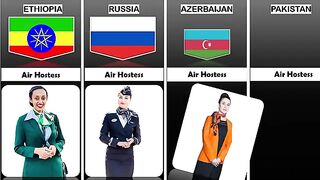 Air Hostess Uniform From Different Countries