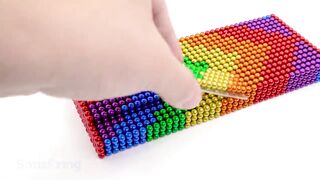 Satisfying  - How To Build Castle Catfish Eel House From Magnetic Balls ASMR 4K