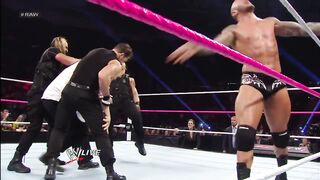 Big Show v.s randy ortan raw ,fight