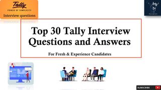 Top 30 Tally Interview Questions and Answers | For Fresh & Experience Candidates
