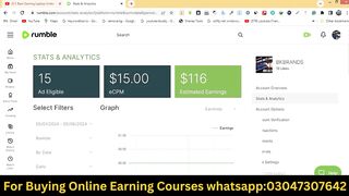 Rumble Earn Money| how to earn money from rumble |Upload Video| Make money online without investment