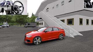 550BHP AUDI RS3 Drifting Gunsai Touge - Assetto Corsa | Steering Wheel Gameplay