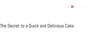 How to bake a cake in 5 min