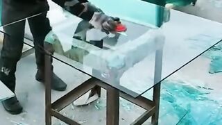 Satisfying glass cutting |Asmr