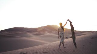"Feminine Fulfilment: Radiance of Happiness
