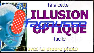 Fais cette ILLUSION OPTIQUE à l'aide de ta propre photo