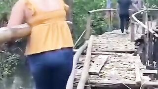 She returned back immediately