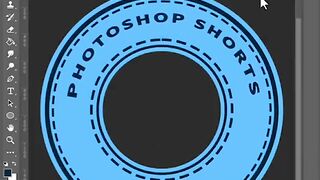 How to write in circle using Photoshop