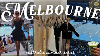 MELBOURNE: summer in australia diaries, prepping for australian open, come to a match with me!