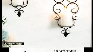 How to products review Markaz app all category Package Includes: 1 x Wall Candle Shelves Set •  Note: There might be an error of 1-3 cm