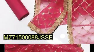 How to products review Markaz app all category Dupatta - Fabric: Tissue •  Dupatta - Pattern: 9 mm