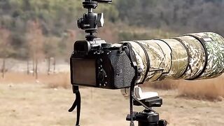 Sony α7R IV Rolanpro Waterproof Lens Cover Cover for Sony FE 200-600mm F5.6-6.3 G OSS Lens Case Guns