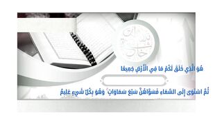 هُوَ الَّذِي خَلَقَ لَكُمْ مَا فِي الْأَرْضِ جَمِيعًا