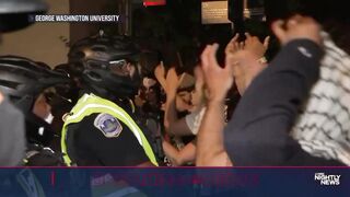 New campus crackdowns on pro-Palestinian protesters