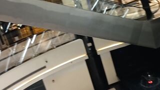Shopping and walking at the mall