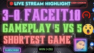 Free Elo Faceit LVL 10 Live Stream Highlight | Faceit10 Highlights | Free Elo Faceit10 Highlight