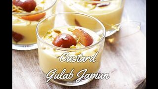 Custard Gulab Jamun Recipe - Fusion Indian Dessert for Diwali