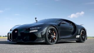 Bugatti Chiron SS v 1,800hp Lambo Huracan DRAG RACE