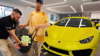 Homeless Man's Life: Mr. Beast Buys Him a Lamborghini