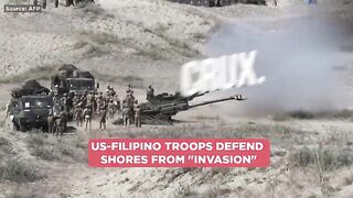 US, Philippines Attack "Invaders" In South China Sea Drills, Beijing Asks Manila To "Stop Intruding"