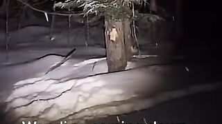 What Did This Guy Hear? Freaky..