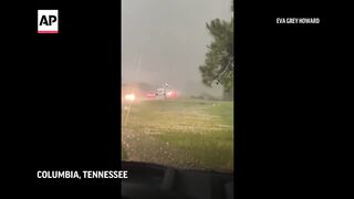 Tornadoes tear through southeastern US as storms leave 3 dead.