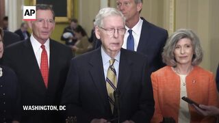 Schumer, McConnell comment on US pausing shipment of bombs to Israel.