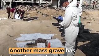 Gaza’s seventh mass grave discovered at al-Shifa Hospital.