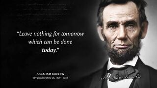 Abraham Lincoln – Life Lessons that are Really Worth Listening To