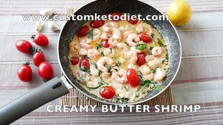 3 Creamy Butter Shrimp keto recipe
