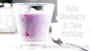 5 Keto Blueberry Pudding keto recipe