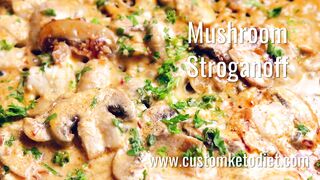 7 Mushroom Stroganoff keto recipe