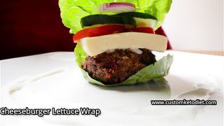 10 Cheeseburger Lettuce Wrap keto recipe
