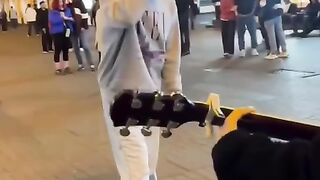 Guy gives girl a ❤️ for her performance