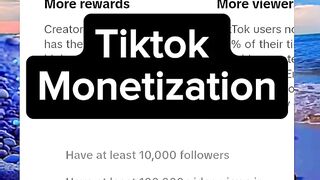 TikTok monetize