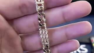 Solid Rope & Cuban Link Men's Bracelet