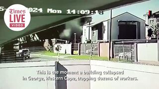 CCTV captures moment George building collapses, panic ensues