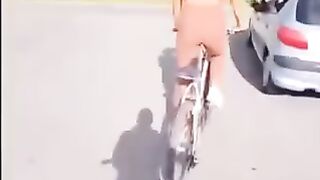 Woman, cool, hooligans, fight, joke, dangerous, hooligans were beaten, bike ride