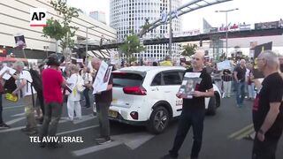 Tel Aviv protesters demand deal for release of hostages in Gaza.