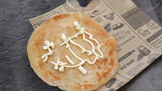 Afghani Chicken Paratha Roll,Chicken Paratha Roll By Recipes Of The World
