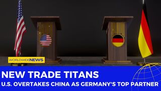 New Trade Titans: U.S. Overtakes China as Germany's Top Partner