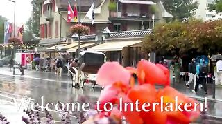 Interlaken Switzerland???????? Walking in the Rain ????️