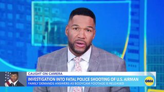Video released of fatal police shooting of Black US Airman at home.