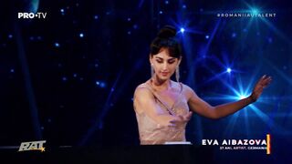 Eva Aibazova a reușit să impresioneze cu două mâini și o tablă de nisip | Românii Au Talent S14