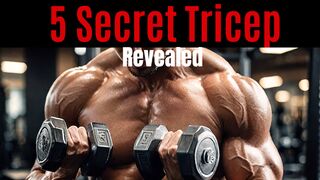 The only 5 Exercises You Need for Huge Triceps