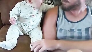 Funny baby clip