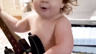Baby singing