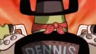 Dennis The Destroyer Challenge Spongebob !!! HD